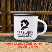 Giả men 150 ml cốc gốm mug hoài cổ văn phòng mini video tách trà ly retro ly nhựa uống nước