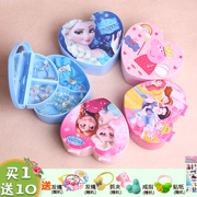 Frozen Princess Children Necklace Set Hộp quà tặng Cô gái Trang sức Phụ kiện Vòng tay Bông tai - Nhẫn