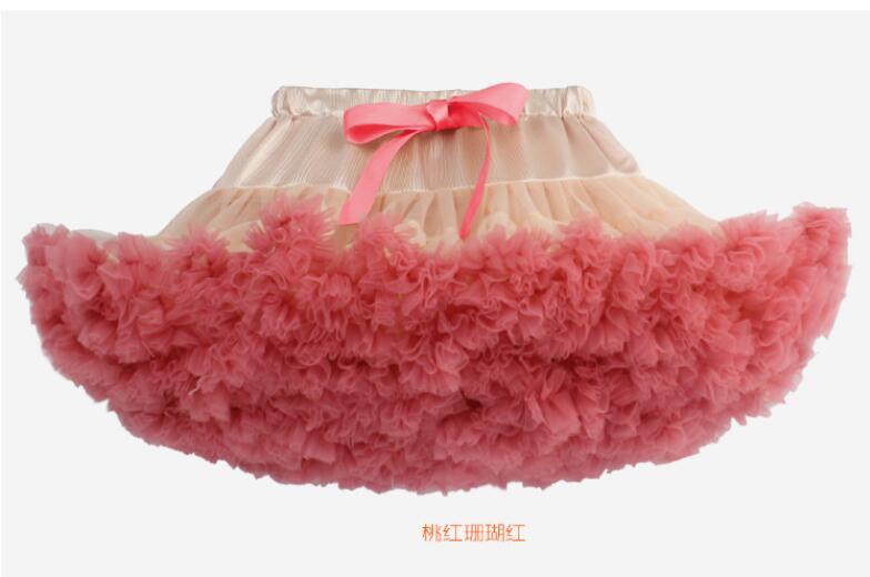 Lotus Root Colorins Hot money Netting Half body Fluffy skirt tutu skirt PetticoatMicroSkaterMiniSkirt