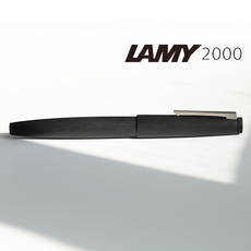 Ручка перьевая lamy/凌美2000炭黑钢笔 14k金尖玻璃纤维/全钢墨水笔 包豪斯经典 LAMY/2000