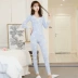 Qiuyi Qiuku và nhung đồ lót nhiệt nữ cotton ren Slim cơ thể điêu khắc cơ thể cơ thể đáy đặt phần mỏng mùa đông những kiểu đồ bộ đẹp Phù hợp với nóng lên