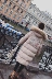 20 家 2018 mới Thời trang Hàn Quốc chống túi cá tính thêu lông cổ áo xuống áo khoác nữ dài qua đầu gối