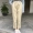 Phụ nữ mùa thu phiên bản Hàn Quốc của quần lửng dây thun mỏng thắt lưng quần chín quần dài quần thẳng học sinh quần âu