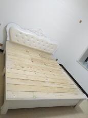 Кровати деревянные комбинации 欧式实木床松木床双人床软包床1.8米高箱床储物床石家庄不发外地 Rich