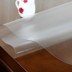 Đơn giản hiện đại mờ mờ dày thủy tinh mềm PVC cách nhiệt chống thấm nước nóng bàn trà bảng mat khăn trải bàn vải Khăn trải bàn