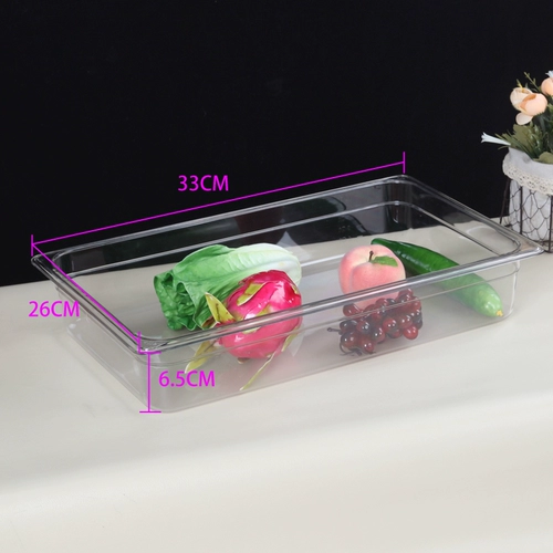 Острый выбранная кухня бассейн с длинной основанной прозрачной пластиковой пластиковой бассейн Drot Display Box Acryl Box