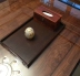 Pallet gỗ hình chữ nhật đựng ấm chén trà sang trọng, Khay gỗ tự nhiên Tấm