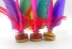 毽子 新 xj2008 màu lông ngỗng lớn bọ cạp tập thể dục dành cho người lớn tập thể dục trò chơi hoa lớn đặc biệt dưới cùng - Các môn thể thao cầu lông / Diabolo / dân gian