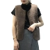 Vest nữ cừu Hàn Quốc ấm áp không tay ấm áp mùa thu và mùa đông Áo vest nữ vest vest bên ngoài mặc đơn giản