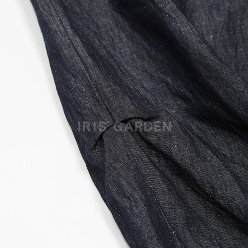 Iris Garden Япония импортированный лен цветной ткацкий ткац