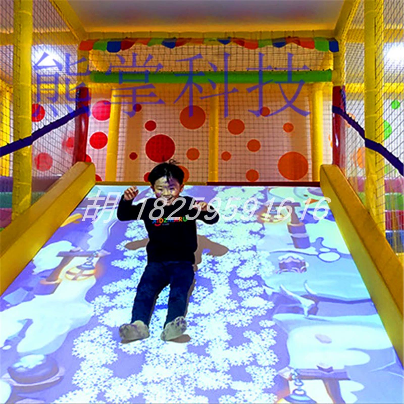 Lâu đài nghịch ngợm Công viên dành cho trẻ em Đường chiếu tương tác Somatosensory Thiết bị giải trí trong nhà Thiết bị hình ảnh 3D Nhà máy Bán hàng trực tiếp - Thiết bị sân khấu