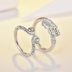 S925 sterling silver chặt chẽ chính tả vòng Tôn Ngộ Không vàng hoop nam và nữ couple một cặp vibrato duy nhất Tối Cao kho báu vòng Nhẫn