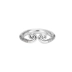 S925 sterling silver chặt chẽ chính tả vòng Tôn Ngộ Không vàng hoop nam và nữ couple một cặp vibrato duy nhất Tối Cao kho báu vòng