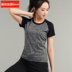 Thể thao mùa hè T-Shirt ngắn tay của phụ nữ chạy thể dục của phụ nữ kích thước lớn tốc độ khô quần áo của phụ nữ thở tập thể dục mỏng cổ tròn áo tanktop nữ Áo phông thể thao