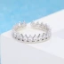 S925 sterling silver ring kim cương Roman thái nhẫn thời trang Hàn Quốc tính khí không gây dị ứng vòng tay đồ trang sức bán buôn