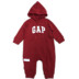 GAP chính hãng quầy trẻ sơ sinh và trẻ em mũ trùm đầu mỏng jumpsuit romper outwear nam và nữ quần áo trẻ em - Áo liền quần quần áo trẻ sơ sinh Áo liền quần