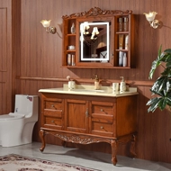 gương lavabo đẹp Tủ phòng tắm Mỹ sàn nhà -Tủ phòng tắm màu đỏ rầm tủ gương trong phòng tắm tu guong lavabo