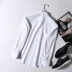 Áo sơ mi trắng nam mùa xuân mới kinh doanh bình thường miễn phí hot trắng dụng cụ chuyên nghiệp dress dài tay áo sơ mi Áo