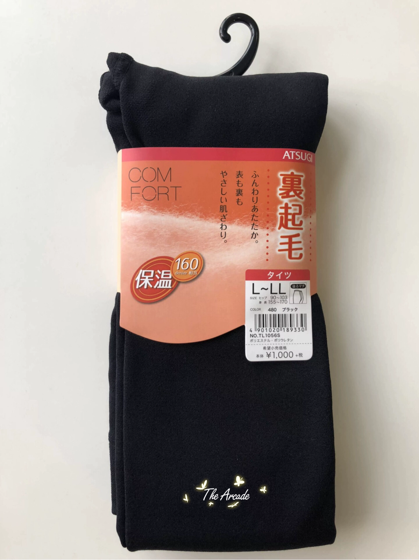 Nhật Bản nhập khẩu Atsugi 160D fluffing 370D cộng với vớ nhung gây sốt quần legging không có vớ - Xà cạp