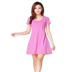 Bông vành đai ngực pad ngắn tay nightdress áo ngực đồ ngủ không có thép vòng cup một nhà giải trí ăn mặc có thể được đeo shop váy đẹp Đêm đầm