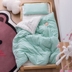 Tianzhu bông mẫu giáo chăn giường ba mảnh thiết lập với sáu bộ bé bộ đồ giường bé gói có thể được tùy chỉnh Bộ đồ giường trẻ em