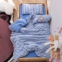 Tianzhu bông mẫu giáo chăn giường ba mảnh thiết lập với sáu bộ bé bộ đồ giường bé gói có thể được tùy chỉnh 	ra giường cho bé