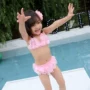 Đồ bơi cho trẻ em bikini Đồ bơi trẻ em Cô gái gợi cảm Công chúa nhí Công chúa Ba điểm Hàn Quốc - Đồ bơi trẻ em bikini học sinh đẹp