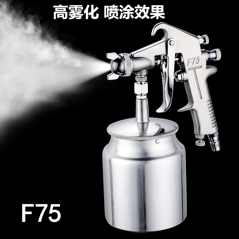 Tantian F75 súng phun sơn khí nén cao su sơn phun máy sơn sơn xe dụng cụ phun sơn nồi xịt lấy bình hơi phun sơn súng phun khí nén