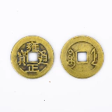 Niuju Shan Pure Copper Пять Императоров Циан Шесть Императоров Циан Десен Император Медные монеты подражали династии Цин.