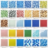 Бассейн, стеклянная мозаика, нескользящая головоломка, делается под заказ