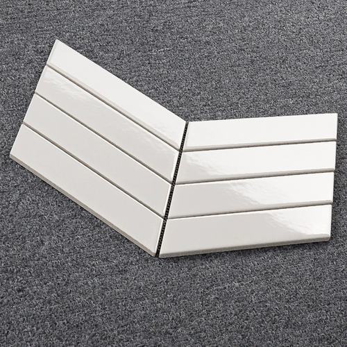 Простая северная мозаичная фарфоровая плитка балкон балкона ванная комната ванная комната для ванной комнаты длинная рыба