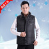 Mùa thu và mùa đông vest nam cotton dày vest ấm áp ở người già mặc vest vest dày vest nam trung niên Áo vest cotton