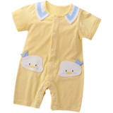 Детское летнее тонкое боди, рубиновая детская хлопковая тонкая летняя одежда для раннего возраста, короткий рукав, популярно в интернете