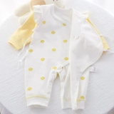 Хлопковый комбинезон для новорожденных для девочек для выхода на улицу