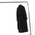 Chống mùa giải phóng mặt bằng Hàn Quốc phiên bản của đầu gối áo len màu đen nữ mùa đông lỏng tie trong áo len dài hai mặt áo khoác len Áo len lót đôi