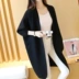 Áo khoác len nữ mid-len áo len phiên bản Hàn Quốc lỏng lẻo 2020 mùa thu và mùa đông dày áo dơi áo len hoang dã nữ - Áo / áo thun