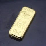 Металлический слиток из нержавеющей стали, мужская модная зажигалка