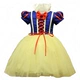 Halloween Girl Snow White Váy Tutu Tay áo ngắn Trẻ em Quần áo Váy Disney Trang phục Hoa Girl Girl Wedding Dress