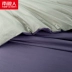 Chăn bông ở Nam Cực đơn mảnh 100% cotton màu tím xám đôi chăn bông 160x210 giường đơn 1,2m1,5 m - Quilt Covers bộ chăn ga Quilt Covers