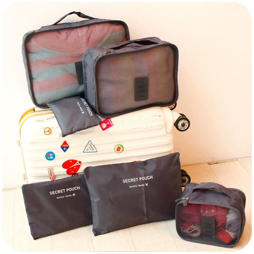 Чемодан для путешествий, сумка для хранения, сумка-чехол, водонепроницаемый комплект, одежда, сумка-органайзер, тара, сумка для обуви, Южная Корея