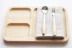 Nhật bản-phong cách Elm Sơn-miễn phí Nối Gỗ Món Ăn Cho Người Sành Ăn Chụp Ảnh Tấm Gỗ Chia Gỗ Ba Chiều Ăn Sáng Tấm khay gỗ đựng bánh Tấm