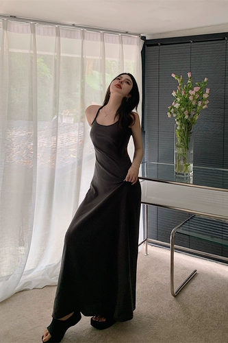 Сверхдлинное сексуальное платье, весенняя длинная юбка, по фигуре, подходит для подростков