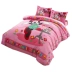 Disney cho trẻ em giường ba mảnh nhỏ công chúa Minnie bé trai và bé gái giường bông giường vải quilt - Bộ đồ giường trẻ em 	chăn ga gối đệm cho bé trai	 Bộ đồ giường trẻ em