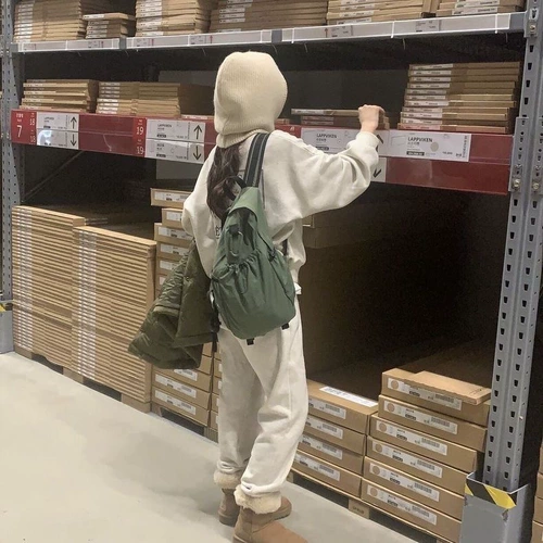 Брендовая небольшая дизайнерская водоотталкивающая сумка для путешествий, альпинистская защитная сумка для влюбленных, Южная Корея, надевается на плечо