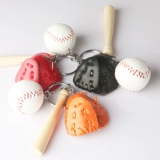 Бейсбольная подвеска, бейсбольный аксессуар, ракетка, брелок, сувенир, подарок на день рождения, креативный подарок