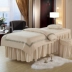Đơn giản trắng thẩm mỹ viện đặc biệt giường bao gồm bốn bộ da- thân thiện với bông massage vật lý trị liệu khăn trải giường quilt bao gồm duy nhất mảnh cung cấp