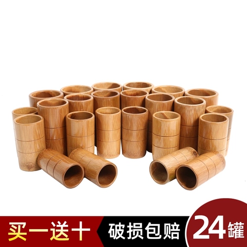 24 бамбуковые трубки и бамбуковая купирующая купирующая вакуумная купировка.