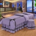 Vẻ đẹp trải giường bốn bộ của Châu Âu thẩm mỹ viện đặc biệt massage vật lý trị liệu bộ giường với lỗ màu rắn tùy chỉnh khuyến mãi