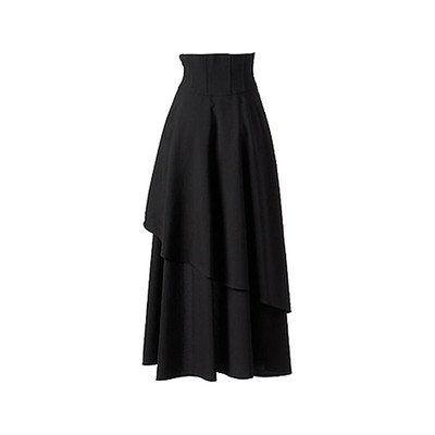 taobao agent Belt, black burgundy long skirt, Gothic, Lolita style