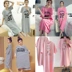 Nightdress nữ mùa hè lỏng xl dài nightdress mùa hè nightdress mùa hè đồ ngủ phù hợp với nữ đồ ngủ sinh viên xl kiểu đồ bộ vải thun bông Bộ Pajama